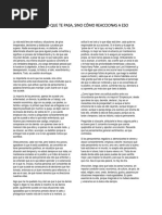 No Es Lo Que Te Pasa