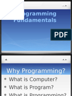 Programming Fundamentals