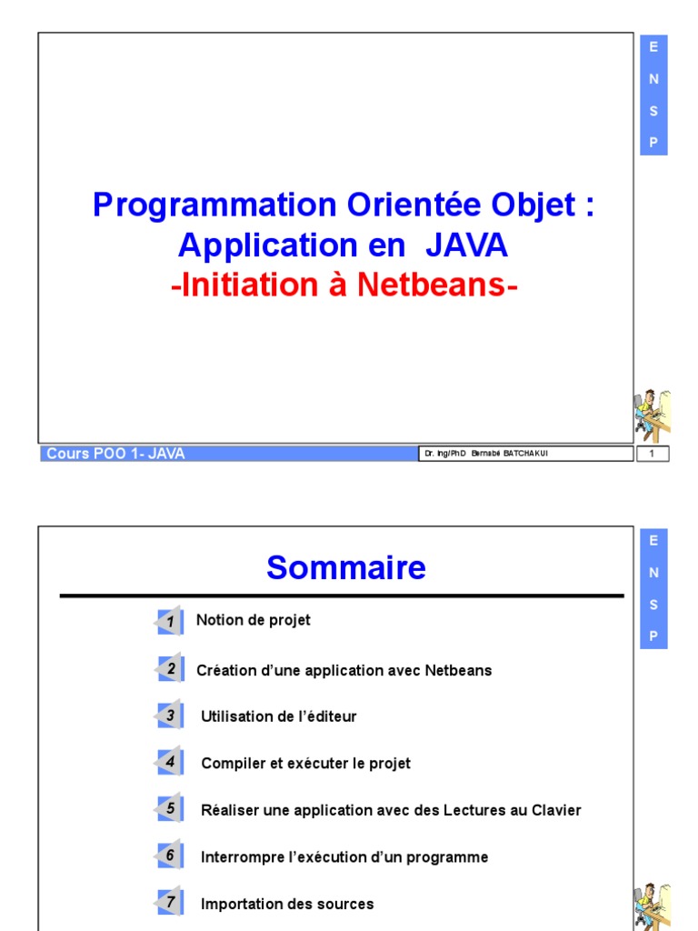 Création d'applications Java avec NetBeans | PDF | NetBeans ...