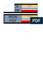 Black Widow Iron Fist: Bios Diarias 20 Level 1 2 3 10 20 40