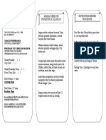 Pamplet for Preparation Colonoscopy