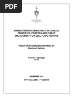 Report of the Special Committee on Electoral Reform