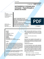 NBR 05123 - Rele foteletrico e tomada para iluminacao - Especificacao e metodo de ensaio.pdf