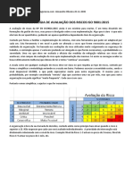 Metodologia de Avaliação Dos Riscos Iso 9001