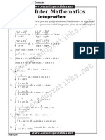 Senior Inter Mathematics: Integration