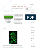 Simple Solar Tracker System - Mechanism and Control Circuit Explained - Electronic Circuit Projects