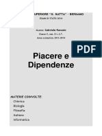 Piacere e Dipendenza (Tesina Maturità) RAVASIO GABRIELE