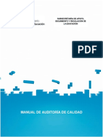 Manual de Auditoria de Calidad 2016