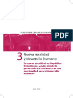 Nueva Ruralidad y Desarrollo Humano