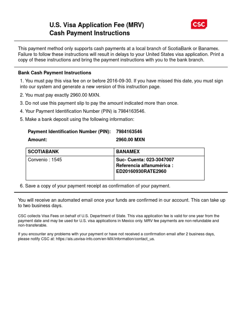 Payment Instructions | PDF | Banking | Banks