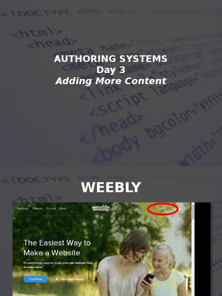 Weebly Website Building Guide | PDF