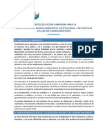 APORTES DE ACCIÓN CAMPESINA PARA LA  REDEFINICIÓN DEL MARCO NORMATIVO, INSTITUCIONAL Y DE POLÍTICAS DEL SECTOR AGROALIMENTARIO