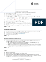 CV Checklist