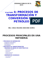 Tema 4 Transformacion y Conversion Del Petroleo