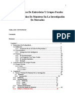 Muestreo en investigación de mercados: técnicas y casos prácticos