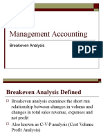 Breakeven Analysis - 0