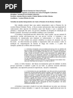 Análise Do Conto a Primeira Só