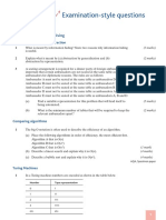 AQA Examination-style questions on programming concepts