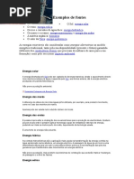Fontes de Energia