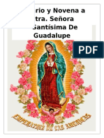 Novena Y Rosario a Nuestra Señora de Guadalupe_para Un Dia