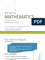 (11) BASIC MATH the Definite Integral