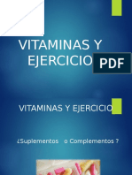 Vitaminas y Ejercicio