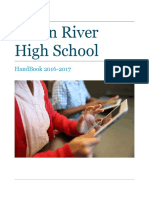 Onion River High School: Handbook 2016-2017