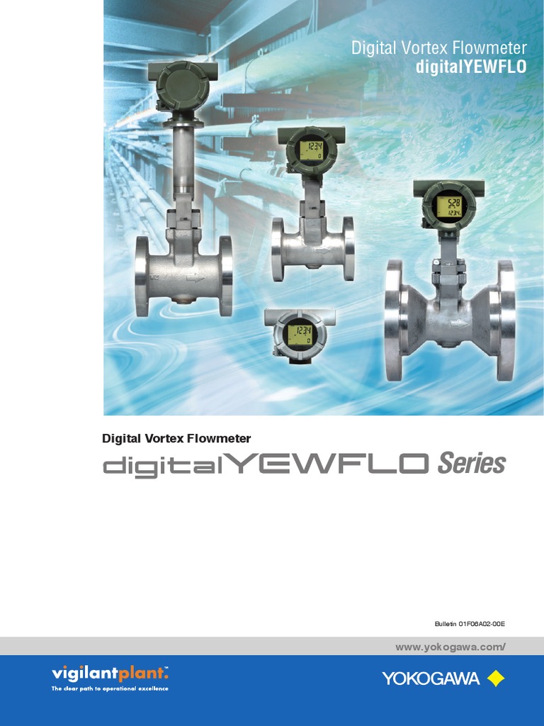 Vortex Flow Meter Yokogawa Catalogue Flow Measurement Instrumentation