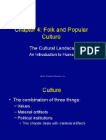 Chapter 4: Folk and Popular Culture: The Cultural Landscape