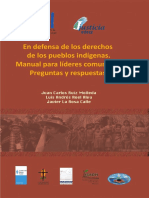 IDL_ en Defensa de Los Derechos de Los PI Manual Para Lideres Comunales