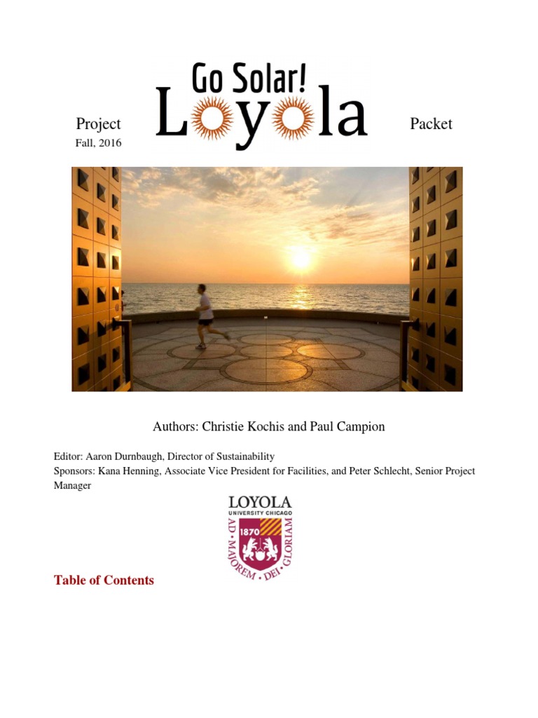 Project Packet | Download Free PDF | Photovoltaics | Kilowatt Hour