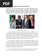 A Dança Das Cadeiras Chamada Oposição - Celso Assis