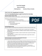 Lesson Plan Format Based On The Mopta