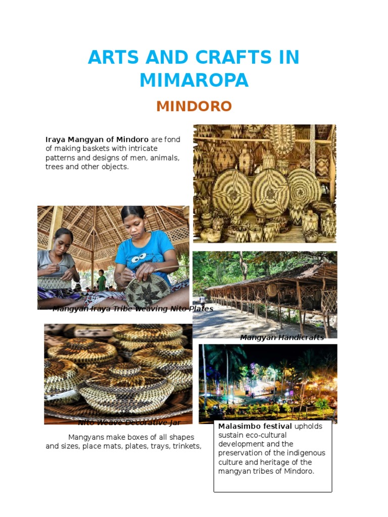 Arts and Crafts in Mimaropa