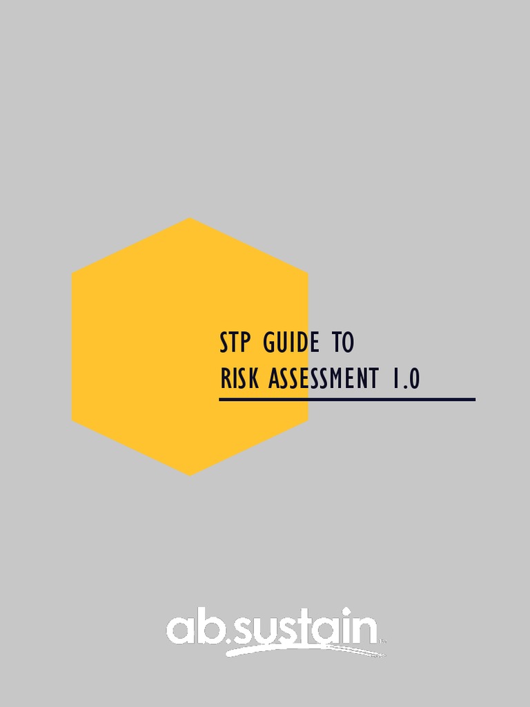 Risk Assessment Guide for STPs | PDF | Risk Assessment | Risk