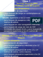 7 - Normas Técnicas para Diferentes Tipos de Buques Por GT