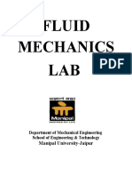 Fluid Mechanics Lab Manual