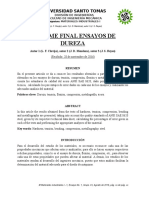 Informe Final Ensayo Dureza
