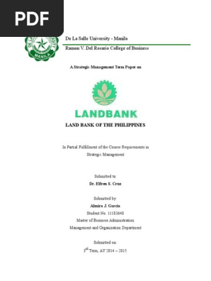 Dlsu Paper Securities Finance Banks - 