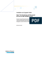 Open Text Archiving Document Access Installation Upgrade Guide 9 6 2 PDF