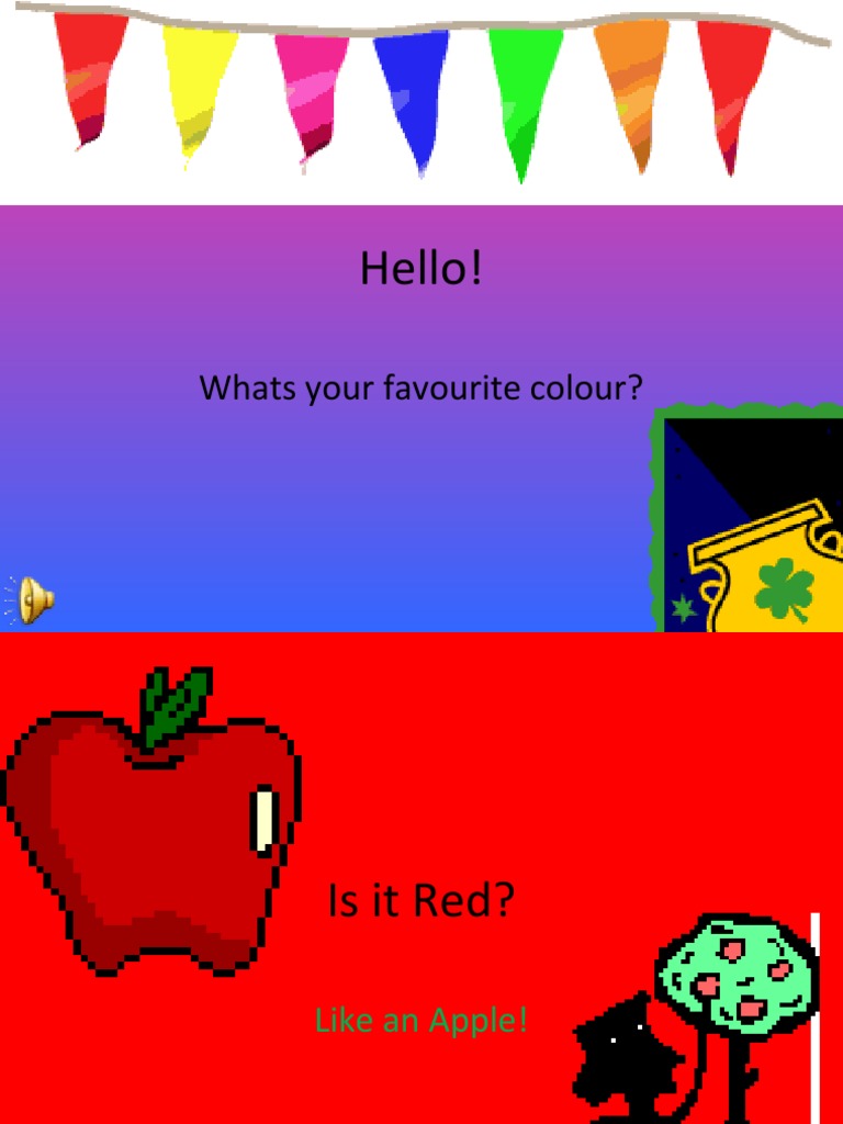 Hello!: Whats Your Favourite Colour? | PDF