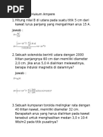 Contoh Soal Hukum Ampere