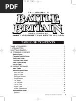 Battle of Britain Manual