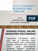 Materi Jogja City of Tolerance