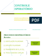 Controle Respiratório - Ciências Morfofuncionais II - Simone Cucco - UNIME
