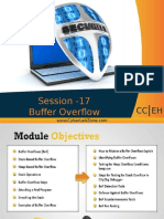 Session - 17 Buffer Overflow: Title of The Presentation