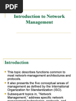 Introduction To Network Management