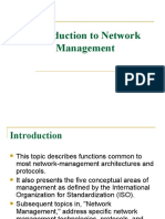 Introduction To Network Management