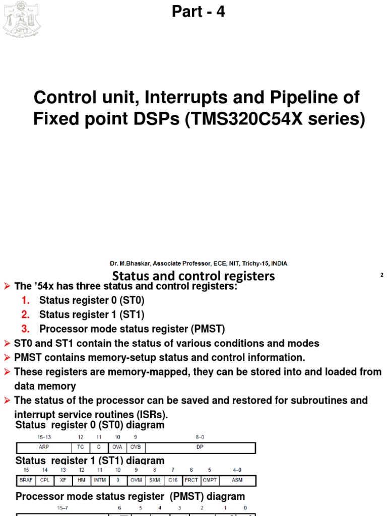 UG EC303 DSP Part4 Fixed Point DSP Control Unit Print PDF PDF