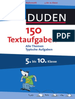 150 Textaufgaben Duden 5 -10 Klasse Probe 10 Eur